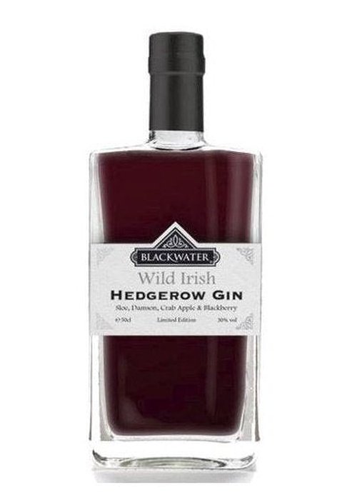 Blackwater Wild Irish Hedgerow Gin 500ml bottle with sloe damson crab apple and blackberry botanicals