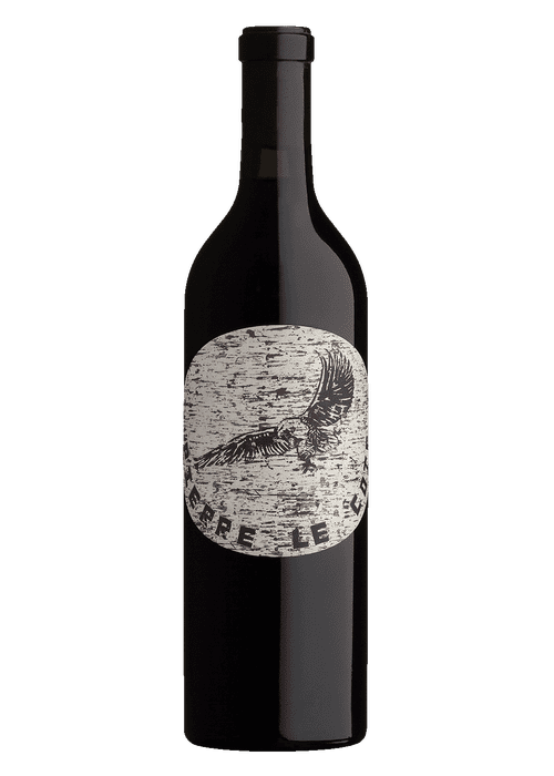 Blankbottle Pierre Le Cois red wine bottle with bird silhouette label