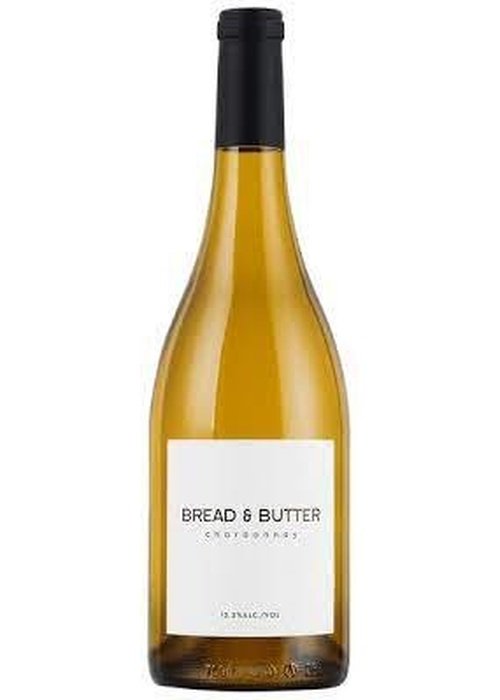 Bread & Butter Chardonnay white wine bottle with black screw cap and minimalist label