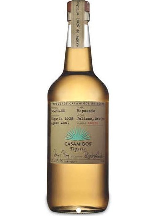 Casamigos Reposado 700ML tequila bottle with golden-amber liquid and beige label