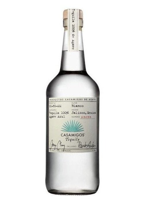 Casamigos Blanco Tequila 700ML bottle with white label and teal agave design