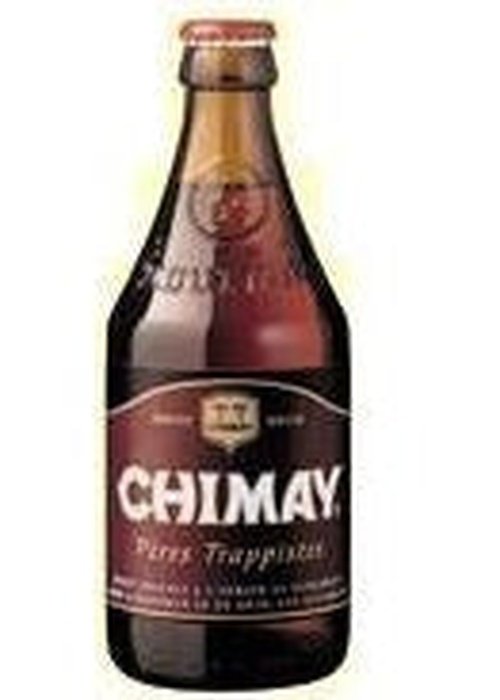 Chimay Red 330ml Trappist beer bottle with red cap and gold shield logo