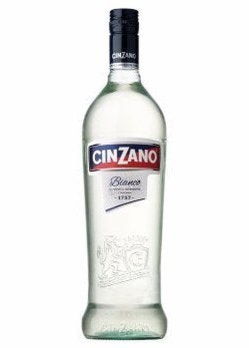 Cinzano Bianco 700ml Italian sweet vermouth bottle with red and white label