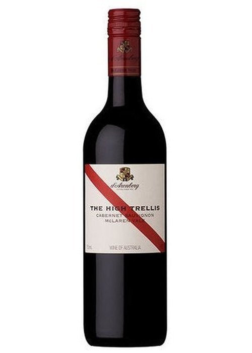 d'Arenberg High Trellis Cabernet Sauvignon red wine bottle with crest label