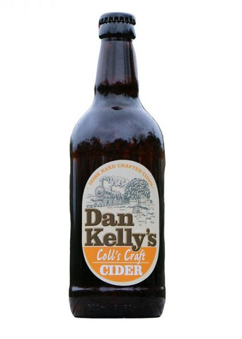 Dan Kellys Coll's Craft 500ml Irish handcrafted cider bottle