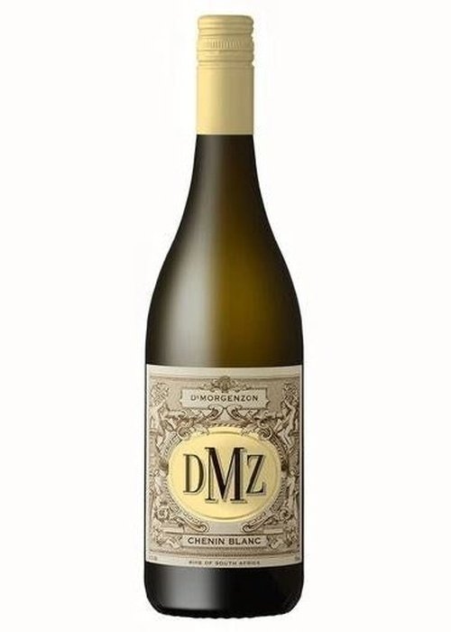 DeMorgenzon DMZ Chenin Blanc white wine bottle with ornate label