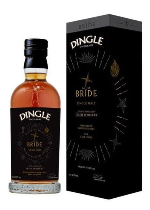 Dingle Lá Le Bríde single malt Irish whiskey 700ml bottle with black box packaging
