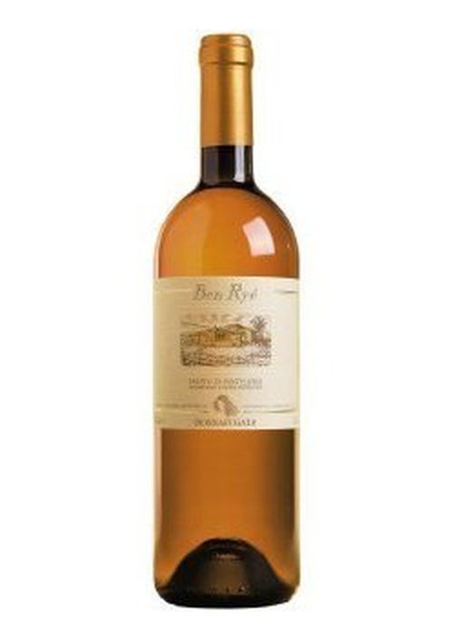 Donnafugata Ben Rye Passito Di Pantelleria sweet wine bottle with gold foil neck and cream label