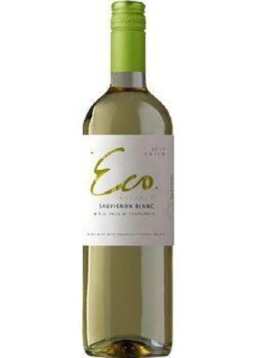 Eco Balance Sauvignon Blanc organic white wine bottle from Chile