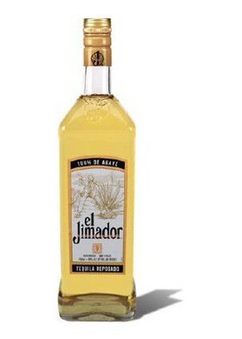 El Jimador Reposado 700ml 100% agave tequila bottle with golden liquid and white oak barrel aged label