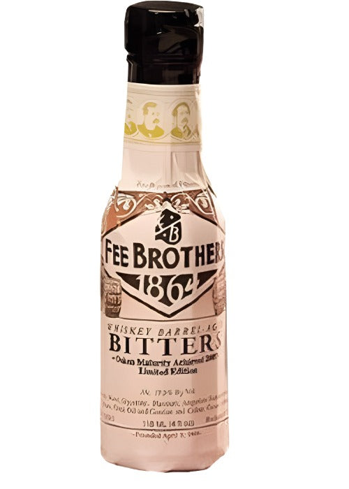 Fee Brothers Whiskey Barrel Aged Bitters 710ml amber liqueur limited edition bottle
