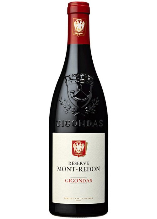 Chateau Mont-Redon Gigondas Reserve red wine bottle with crest label