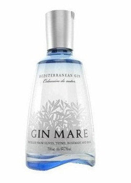 Gin Mare Mediterranean Gin 700ml bottle with Arbequina olive botanicals and silver cap