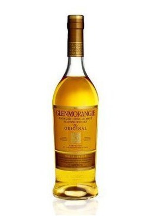 Glenmorangie Original 10 Year Old Highland Single Malt Scotch Whisky bottle with gold foil neck