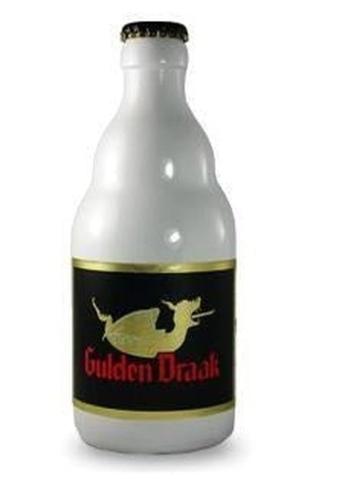Gulden Draak 330ml Belgian barley wine beer bottle with golden dragon label