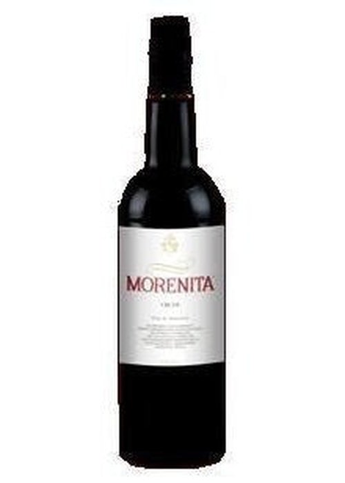 Hidalgo Morenita Cream Sherry bottle with white label and red text