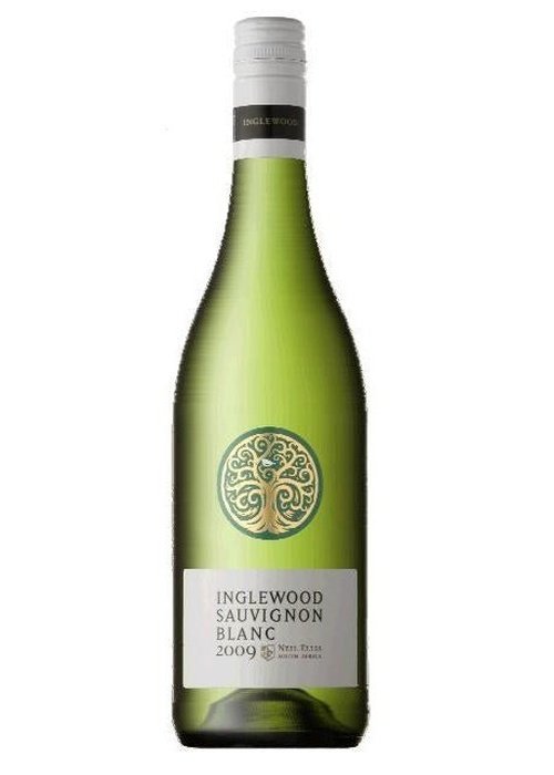 Inglewood Sauvignon Blanc 2009 South African wine bottle with screw cap and tree emblem