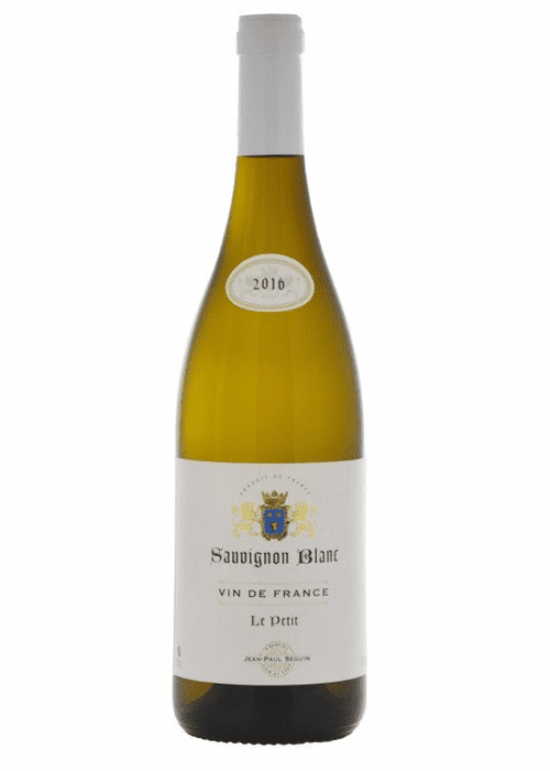 Jean-Paul Seguin Sauvignon Blanc 2016 white wine bottle with crest label