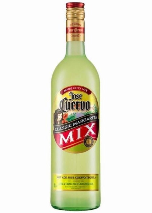 Jose Cuervo Classic Margarita Mix 1L non-alcoholic lime and triple sec cocktail mix bottle