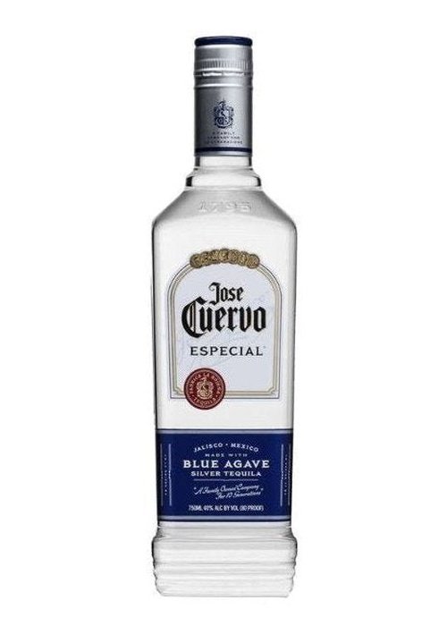 Jose Cuervo Especial Silver Tequila 700ml bottle with blue agave label