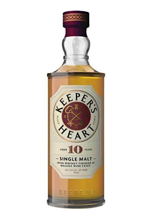 Keeper's Heart 10 Year Old Irish Single Malt Whiskey finished in Malaga wine casks