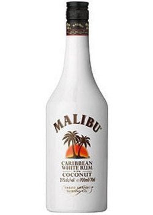 Malibu 700ml Caribbean White Rum with Coconut bottle