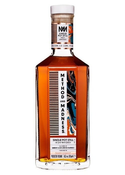 Method & Madness Single Pot Still Irish Whiskey 700ml bottle finished in French chestnut casks