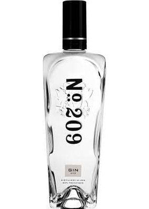 No. 209 Gin 700ML bottle with black label and cap