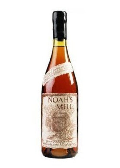 Noah's Mill Bourbon 700ML glass bottle with cream label and amber liquid