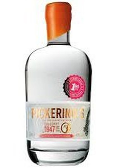 Pickerings Original 1947 Gin 700ml bottle with gold label and orange cap