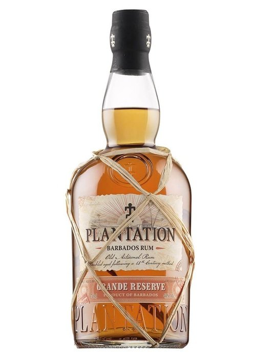 Plantation Grande Reserve 700ml Barbados rum in French Cognac casks with twine wrap