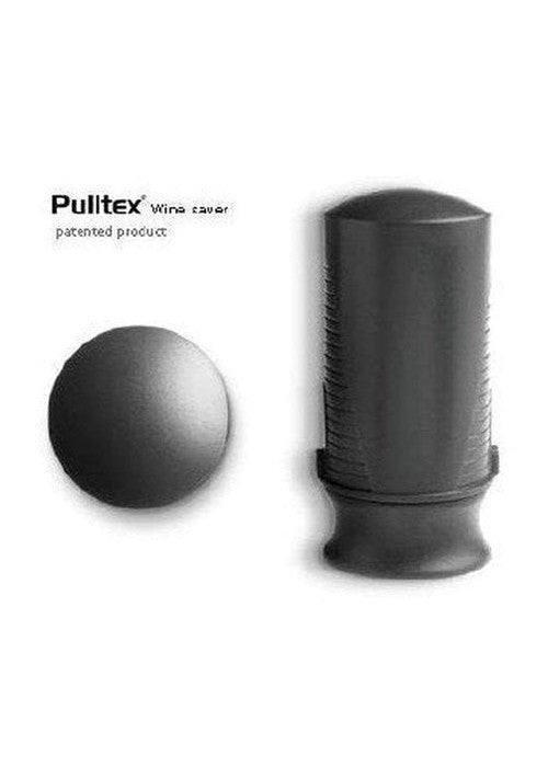Pulltex Wine Saver black air extraction pump with stopper for preserving open wine bottles