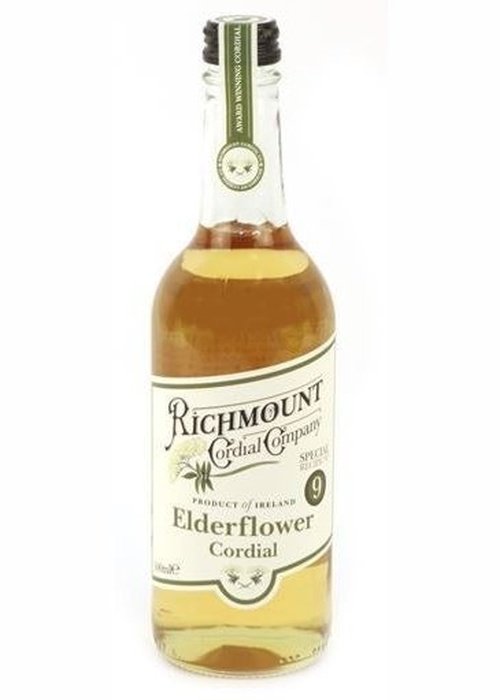 Richmount Elderflower Cordial 500ml glass bottle with award-winning label