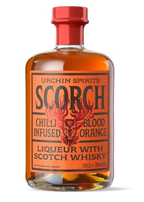 Scotch whisky liqueur with chilli and blood orange in 700ml bottle