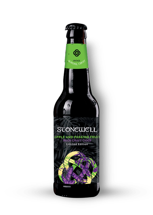 Stonewell Apple Passionfruit Irish Craft Cider 330ml Limited Edition bottle