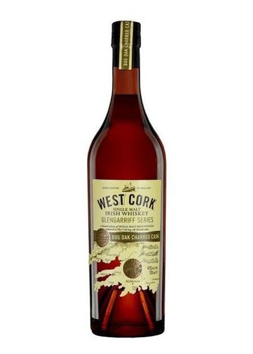 West Cork Glengarriff Series Bog Oak Charred Cask single malt Irish whiskey 700ml bottle