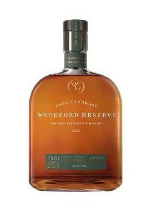 Woodford Reserve Kentucky Straight Rye Whiskey 700ML bottle with amber liquid and green label