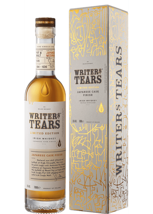 Writer's Tears Japanese Cask Finish Irish Whiskey bottle with packaging
