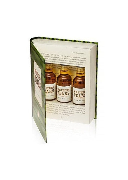 Writers Tears Book gift pack with 3 miniature Irish whiskey bottles
