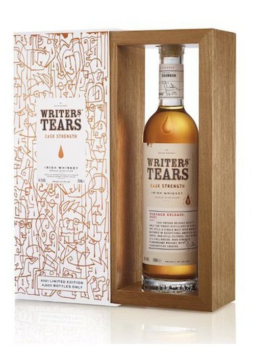 Writers Tears Cask Strength Irish Whiskey 2021 limited edition in wooden display box