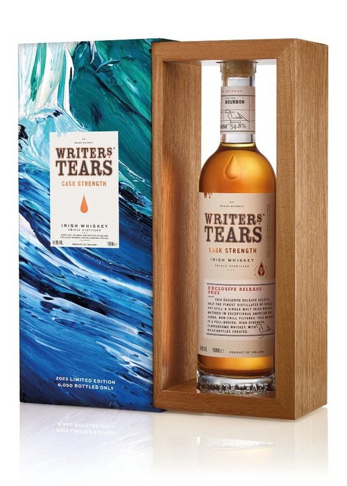 Writers Tears Cask Strength Irish Whiskey 2023 limited edition in wooden display box