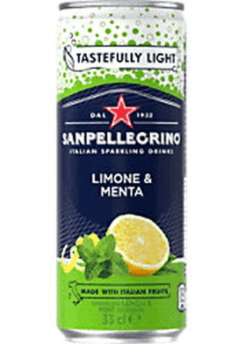 San Pellegrino Lemon & Mint Can 24x330ML