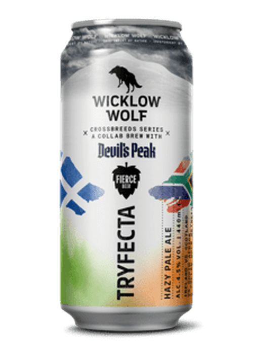 Wicklow Wolf X Fierce Beer X Devil's Peak- Tryfecta Hazy Pale Ale 440ML